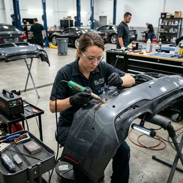 Bumper Respray — Spray Painting